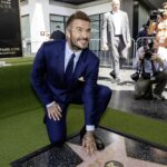 David Beckham recibe una estrella en el Paseo de la Fama de Hollywood